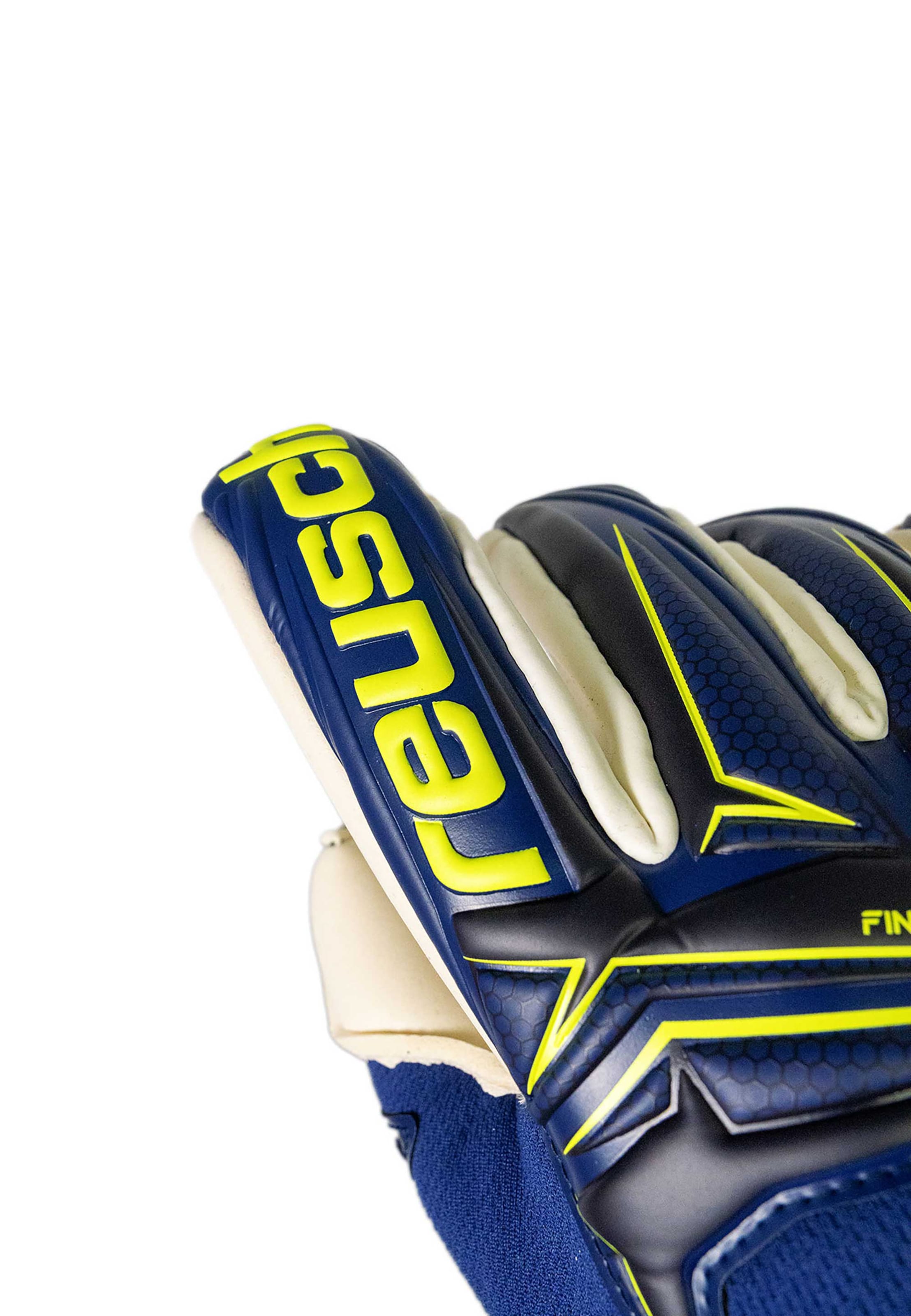REUSCH Sports gloves 'Attrakt Duo Finger Support' in Blue