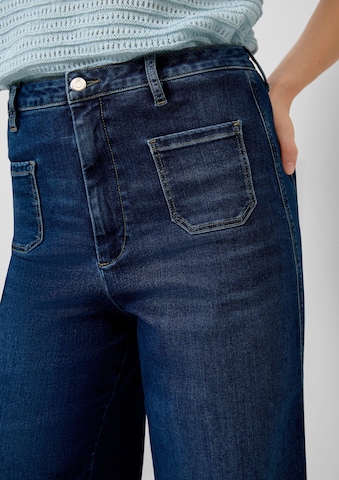 QS Wide leg Jeans in Blauw