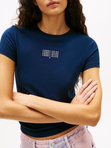 Tricou de la Tommy Jeans pe albastru