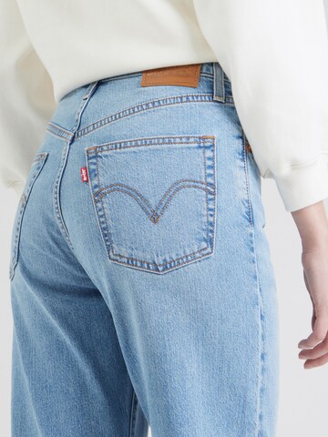 LEVI'S ® Обычный Джинсы 'RIBCAGE STRAIGHT ANKLE BLACKS IN LINEN DENIM' в Синий