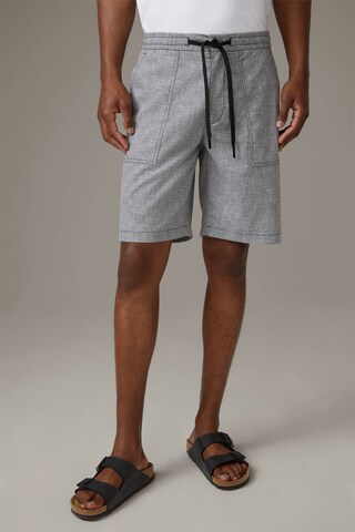 STRELLSON Regular Pants ' Biggs ' in Grey: front