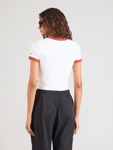 LEVI'S ® Футболка 'MINI RINGER X USA RETRO' в Белый