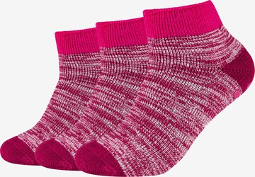 camano Socks in Pink: front