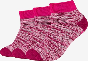 camano Socks in Pink: front