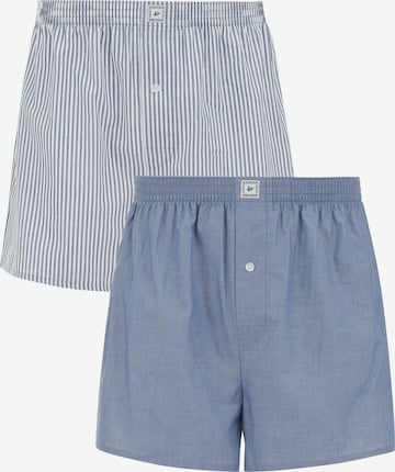 mėlyna WE Fashion Boxer trumpikės: priekis