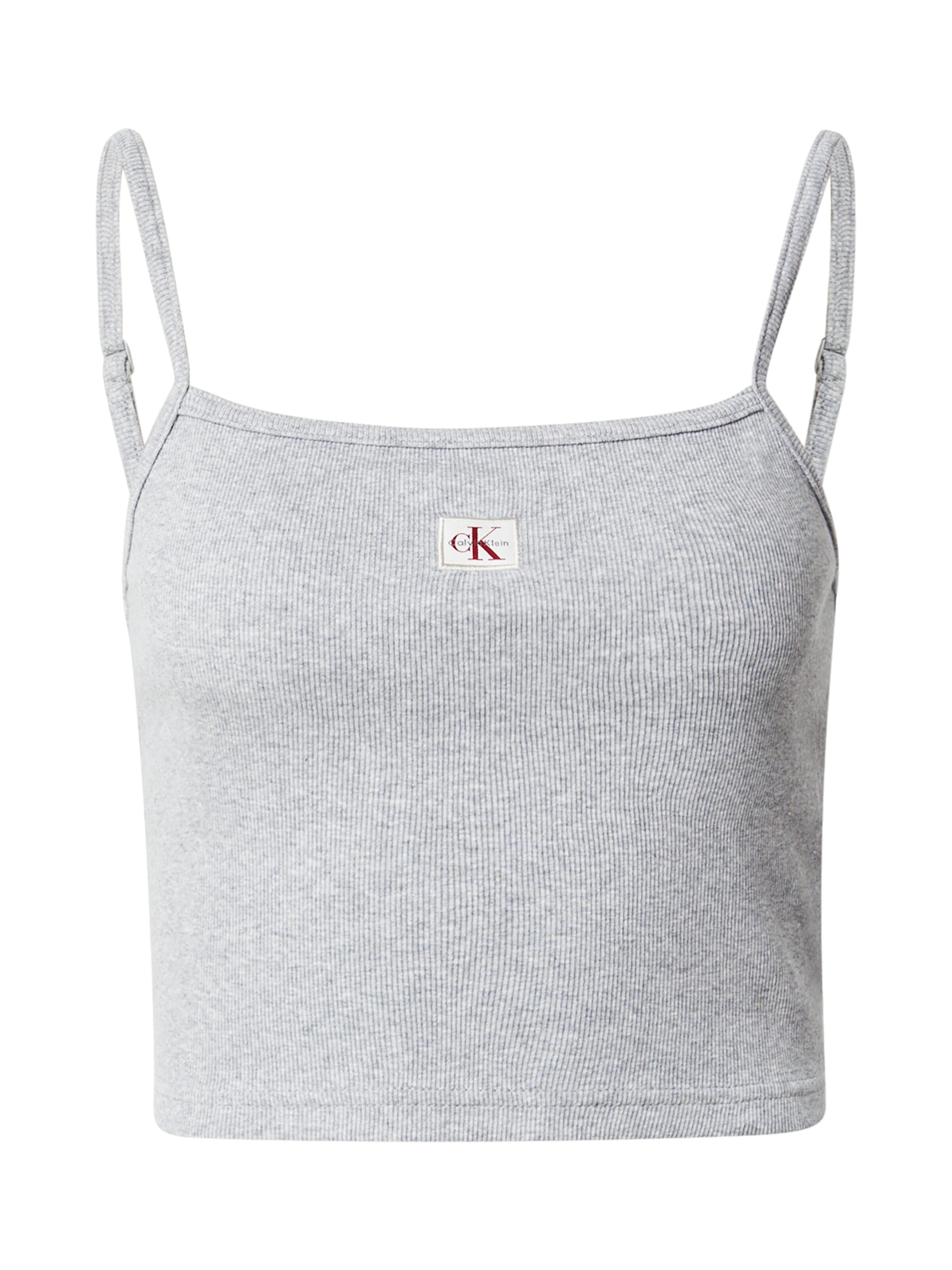 Calvin Klein Jeans Топ в Серый: спереди