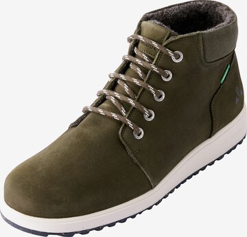 VAUDE Lace-Up Boots 'Solna' in Green: front