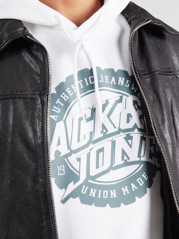 Jack & Jones Premium Sweatshirt 'JPRBLUBARON' in White