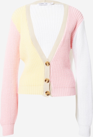 Femme Luxe Knit Cardigan 'RIA' in Mixed colors: front