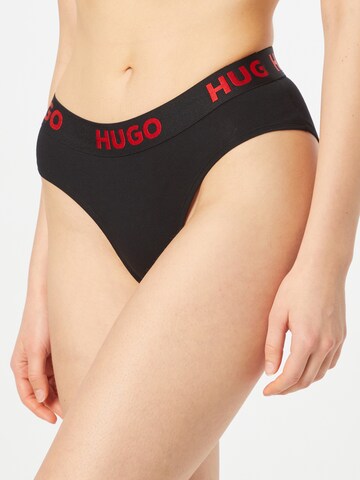 Slip HUGO en noir : devant