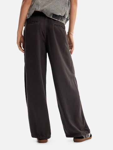 Wide Leg Pantalon Desigual en noir