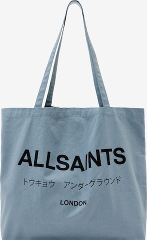 mėlyna AllSaints Pirkinių krepšys 'UNDERGROUND': priekis