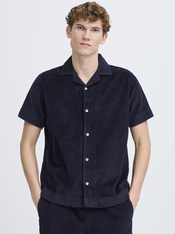 Kronstadt Comfort fit Overhemd 'Sergio' in Blauw: voorkant