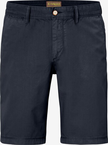 REDPOINT Regular Chino Pants in Blue: front