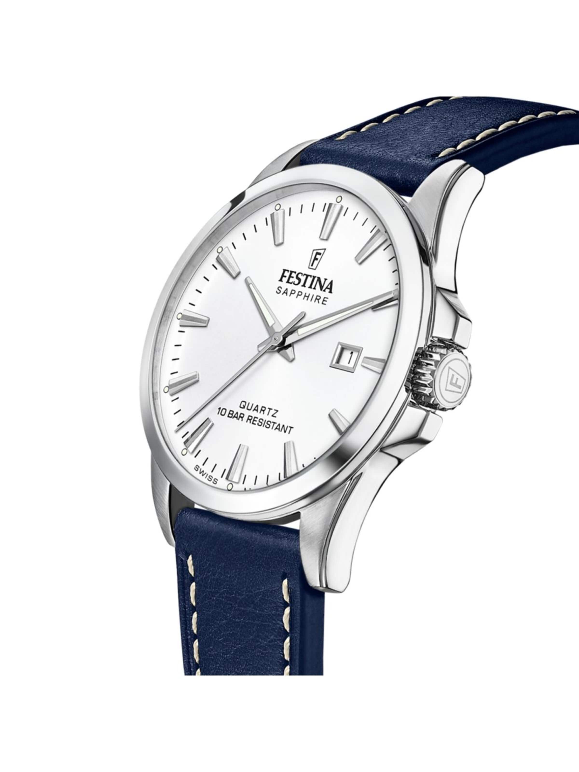 Montre à affichage analogique FESTINA en bleu