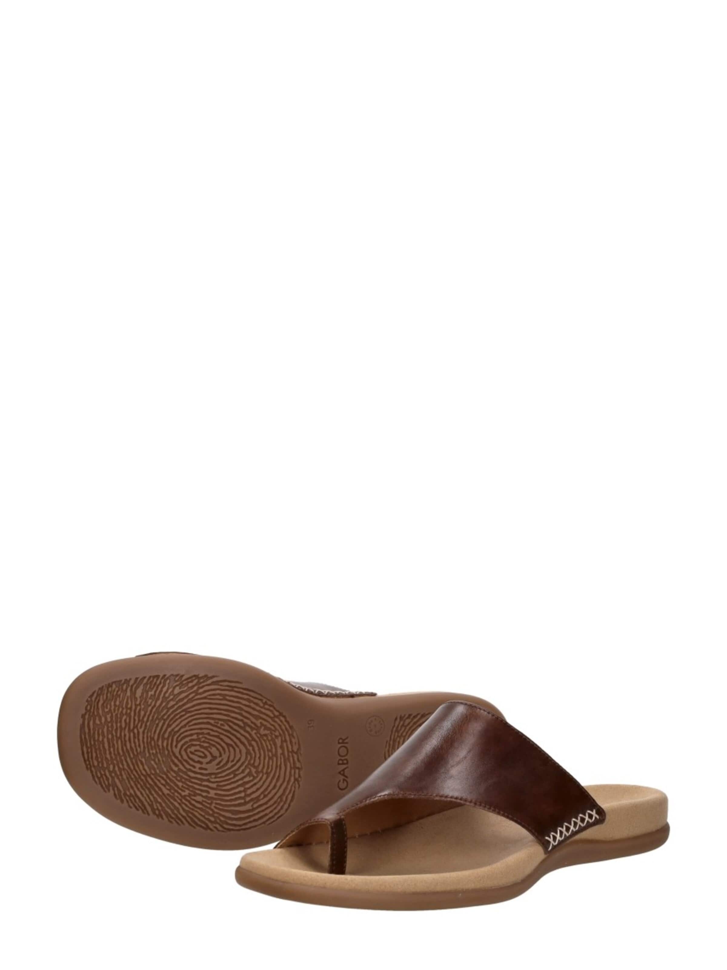 GABOR Teenslipper in Bruin