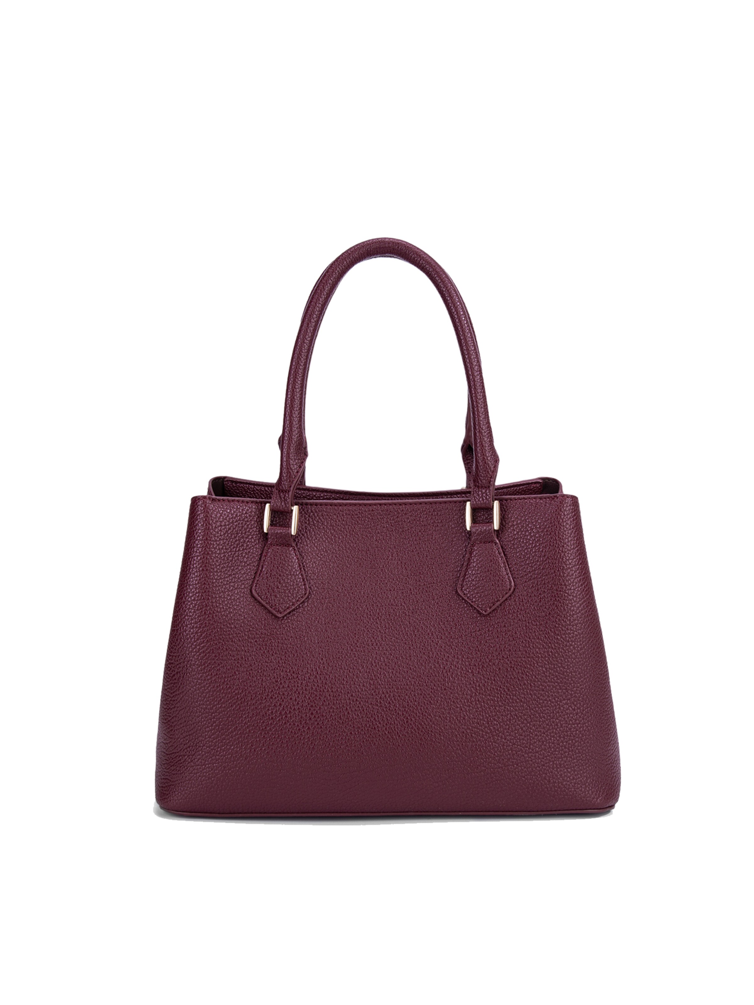 Borsa a mano 'Borsa a Mano Donna Vegan Leather con Tracolla Rimovibile - Diana&Co' di Diana&Co. in rosso
