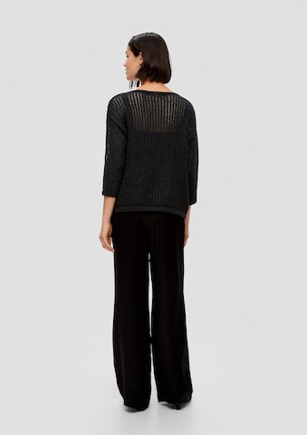 s.Oliver BLACK LABEL Sweater in Black