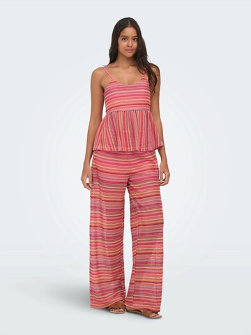 ONLY Вязаный топ 'ONLSANDY' в Ярко-розовый