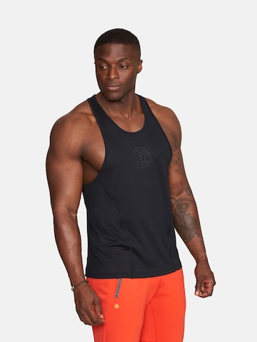 GOLD´S GYM APPAREL Funktionsskjorte 'Wilt' i sort: forside