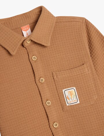 Koton Regular fit Button up shirt in Brown