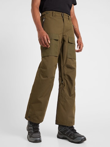 O'NEILL Широка кройка Outdoor панталон в зелено: отпред