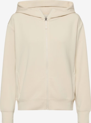 CAMEL ACTIVE Sweatjacke in Weiß: Vorderseite