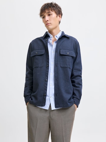 JACK & JONES Regular Fit Skjorte i blå: forside