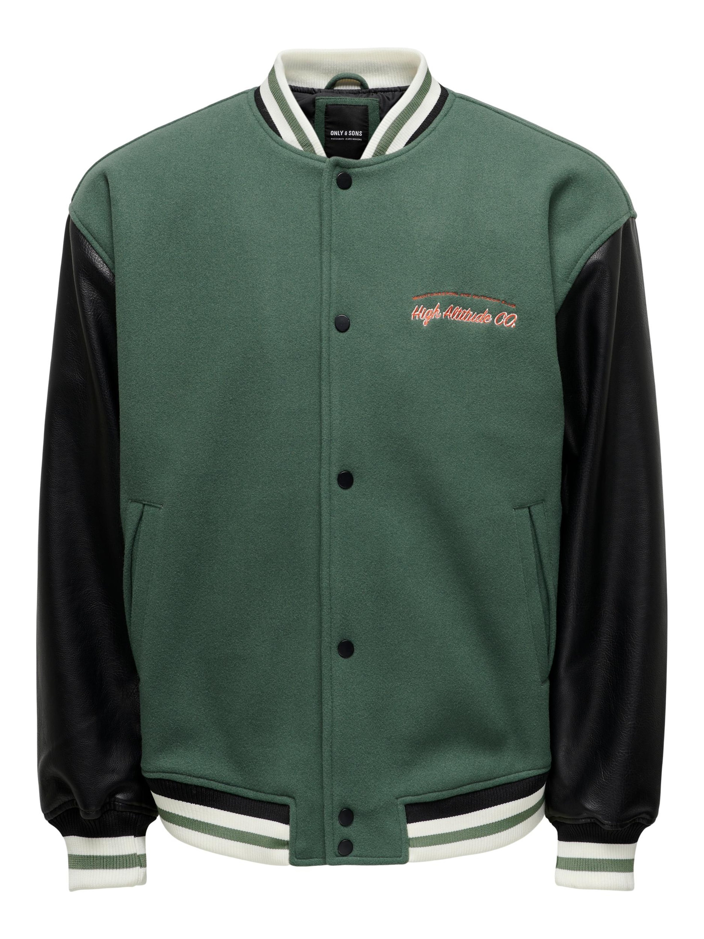 Only & Sons Jacke 'BARRY' in Grün: Vorderseite