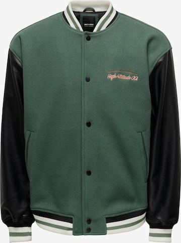 Only & Sons Between-Season Jacket 'BARRY' in Green: front