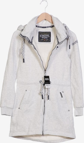 Schmuddelwedda Sweatshirt & Zip-Up Hoodie in XS in Grey: front