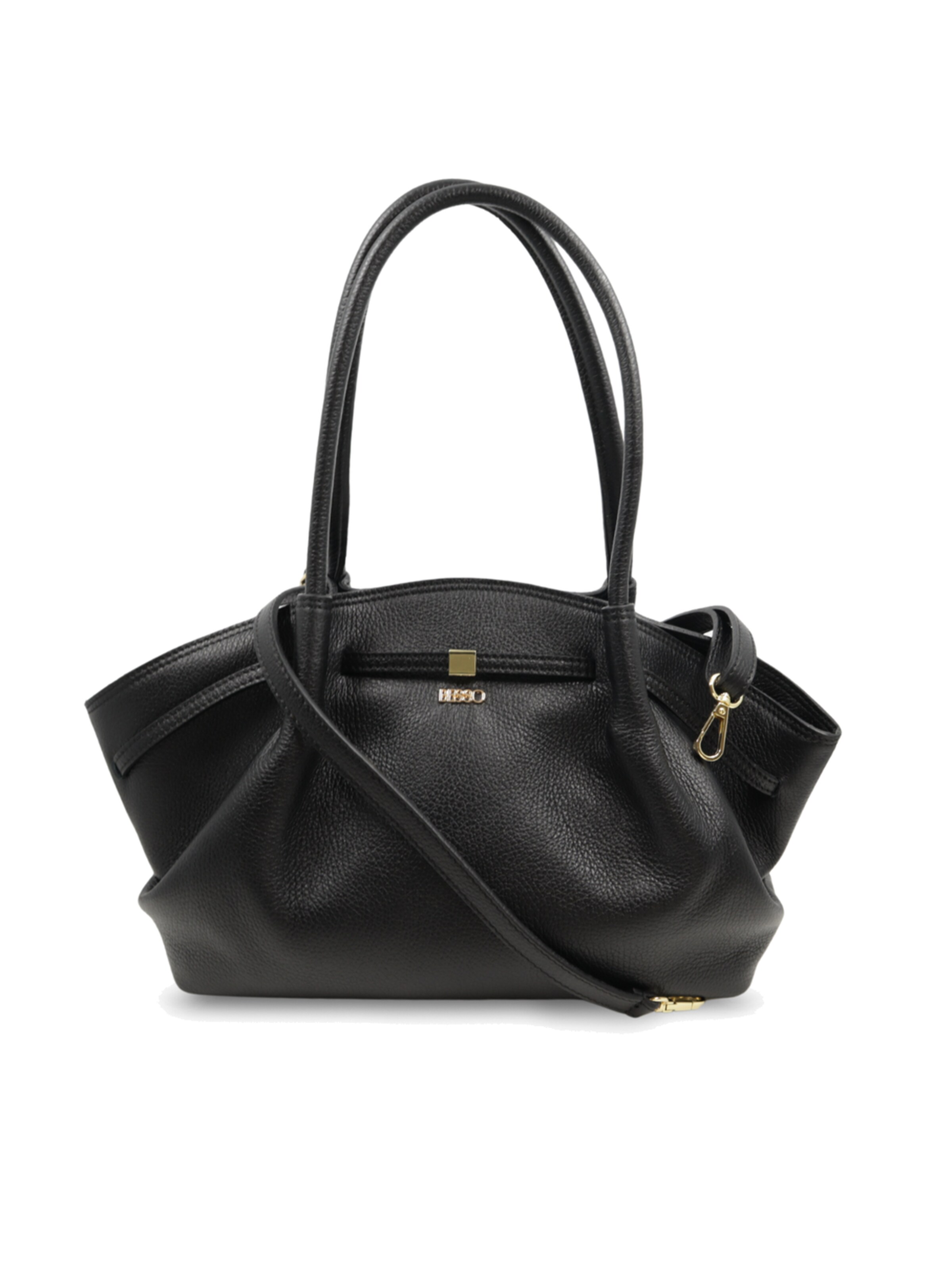 BESSO Handbag 'Linea Pura' in Black: front