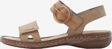 Rieker Sandalen met riem in Bruin