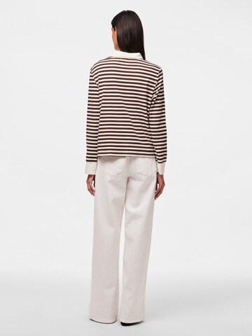 PIECES Shirt 'PCDonna' in Brown