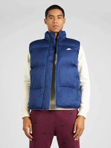 Gilet Nike Sportswear en bleu : devant