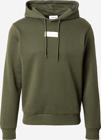 JACK & JONES - Sudadera 'JJPAN' en verde: frente