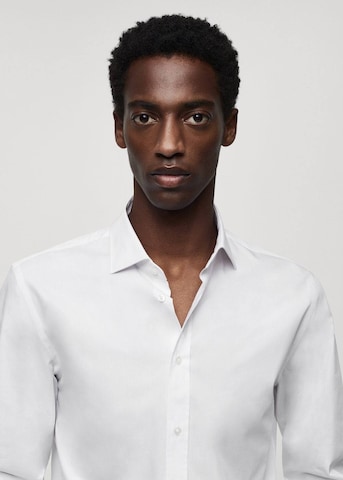 MANGO MAN Klasický střih Košile 'palmar' – bílá