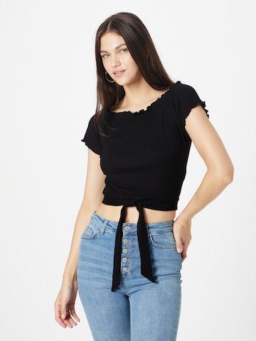 ABOUT YOU - Top 'Arabella' en negro: frente