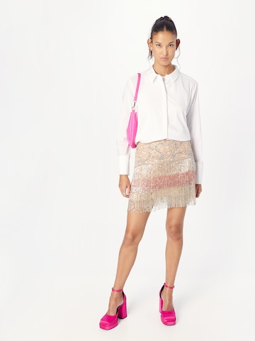 Nasty Gal Skirt in Beige