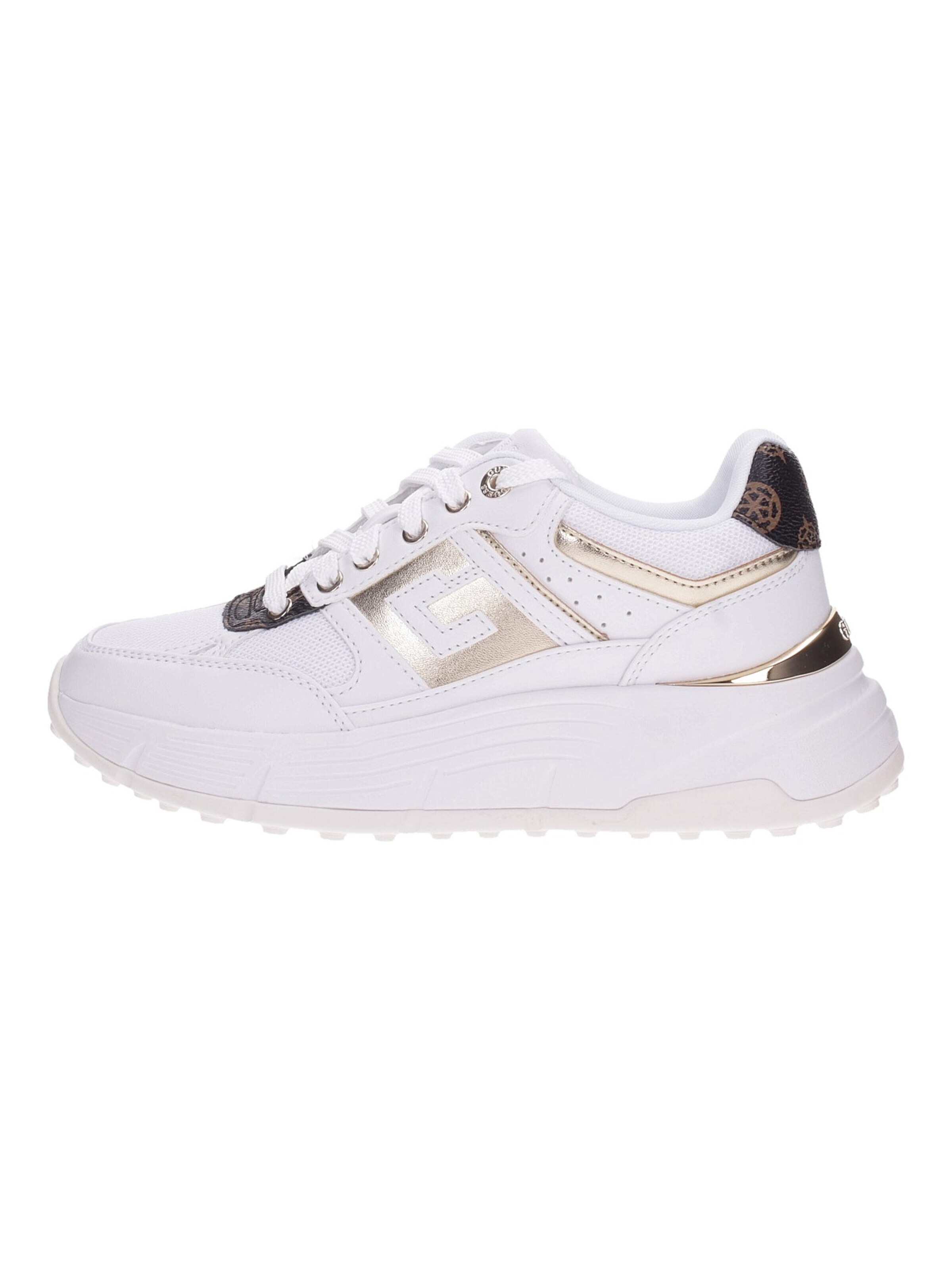 Sneaker bassa 'Guess FLTFONFAB12' di GUESS in bianco: frontale