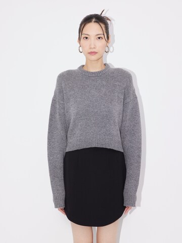 LeGer by Lena Gercke Pullover 'Madita' in Grau: predná strana