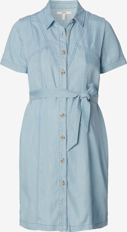 Esprit Maternity Shirt dress in Blue: front