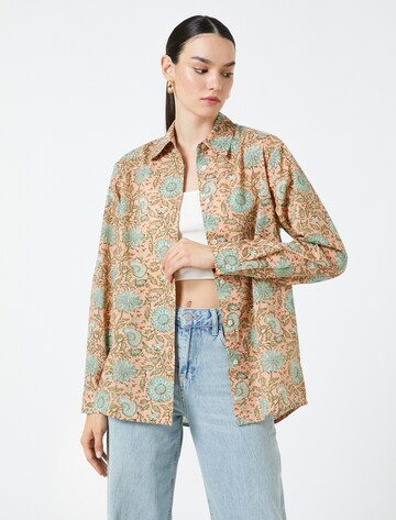 Koton Bluse in Grün: Vorderseite