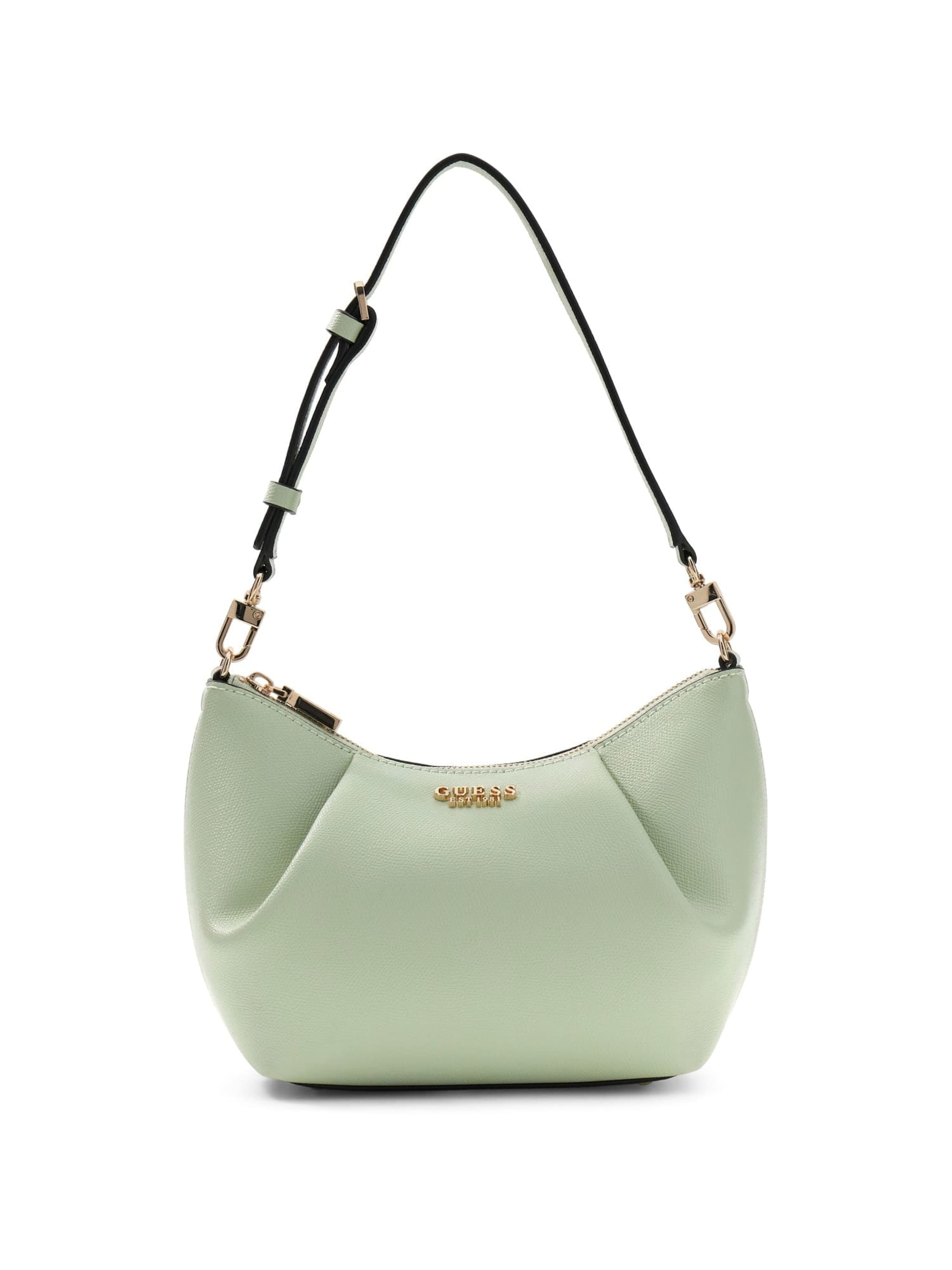 GUESS Schultertasche 'Amorette' in Grün: Vorderseite