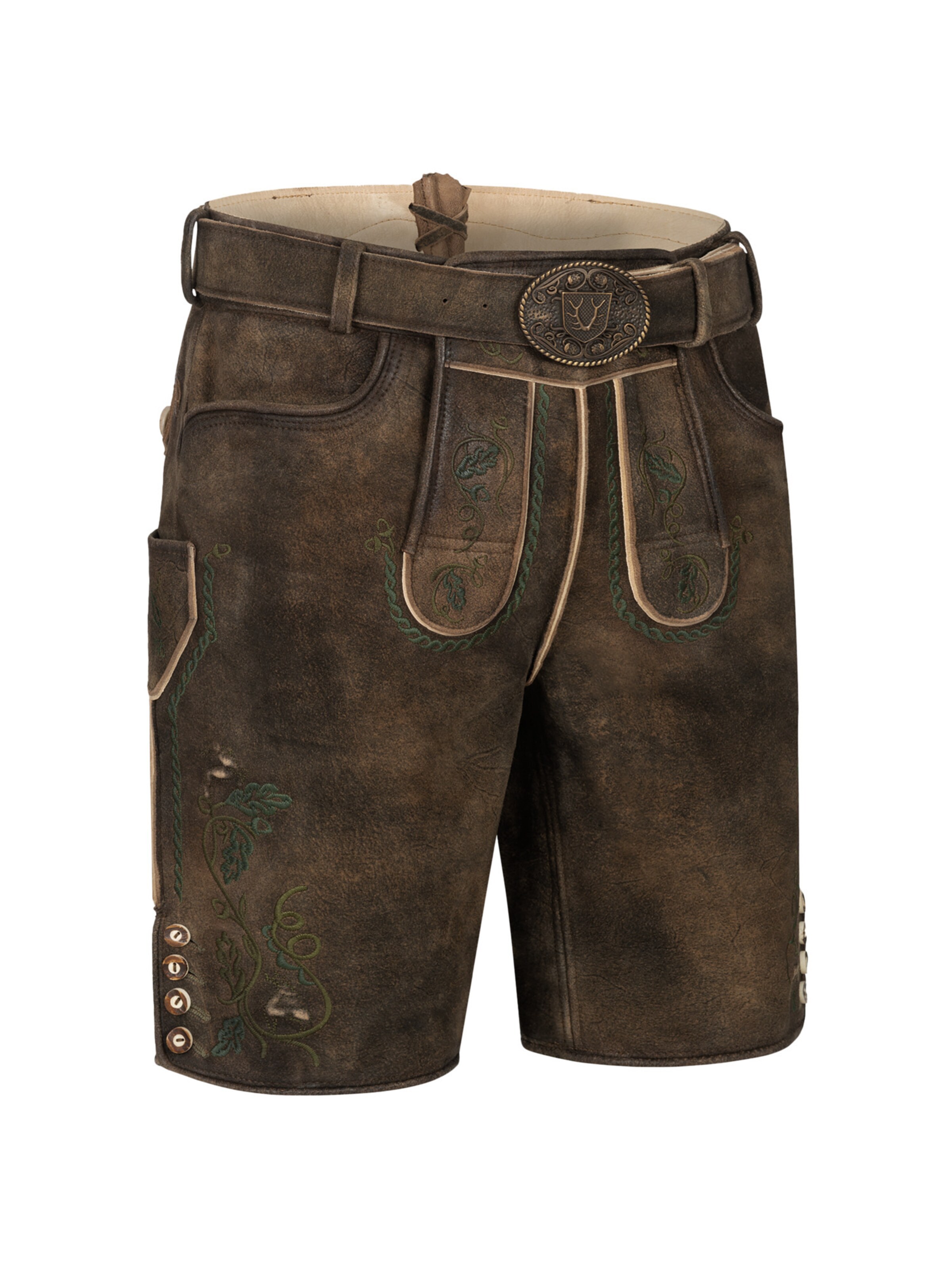 Krüger Buam Regular Trachtenhose 'Tarius' in Braun