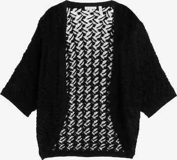 TOM TAILOR Pletena jopa | črna barva: sprednja stran