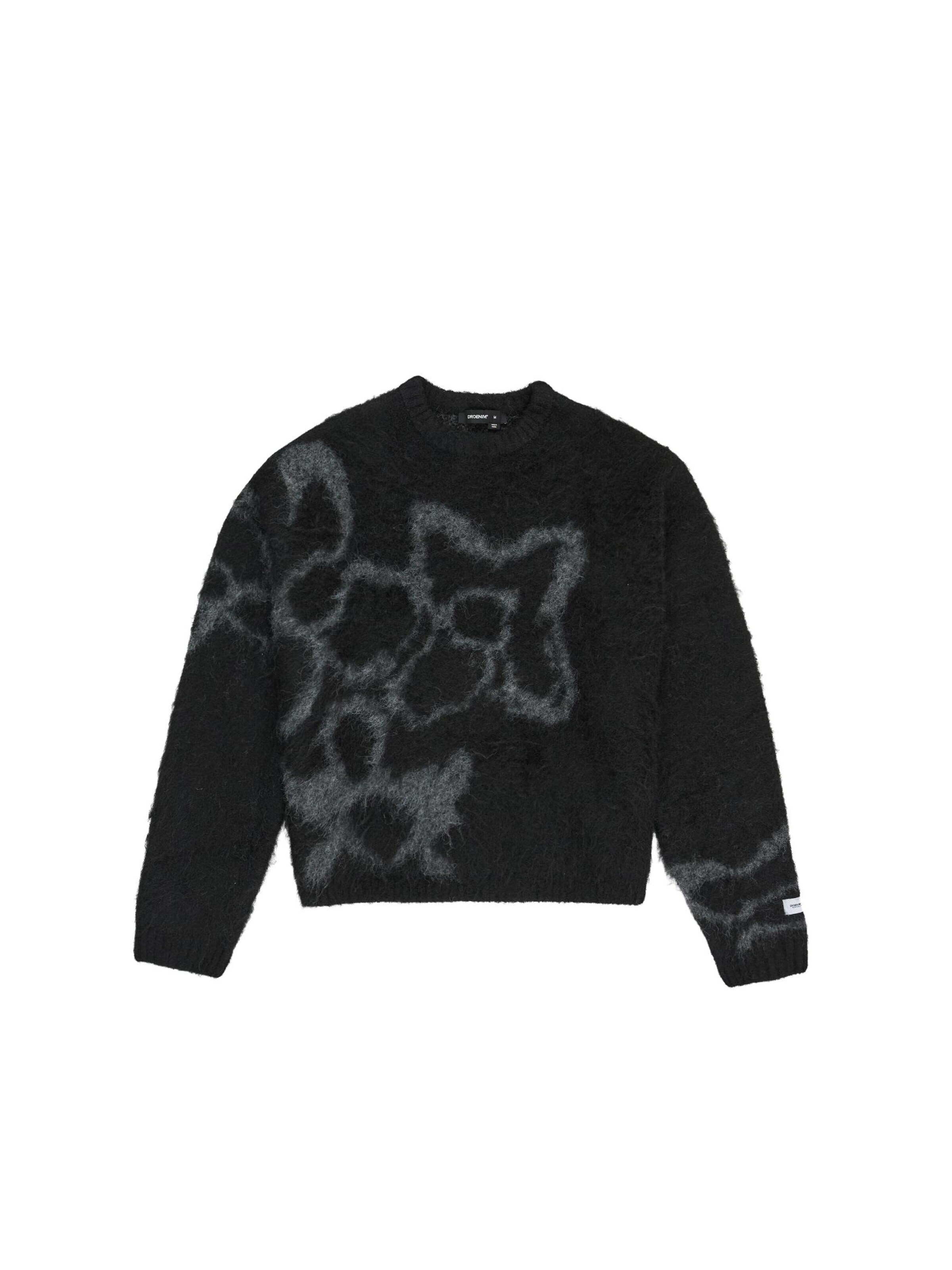 Dr. Denim Trui 'Mic Sweater' in Zwart: voorkant