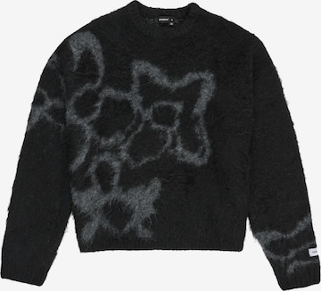 Dr. Denim Pullover 'Mic Sweater' in Schwarz: Vorderseite