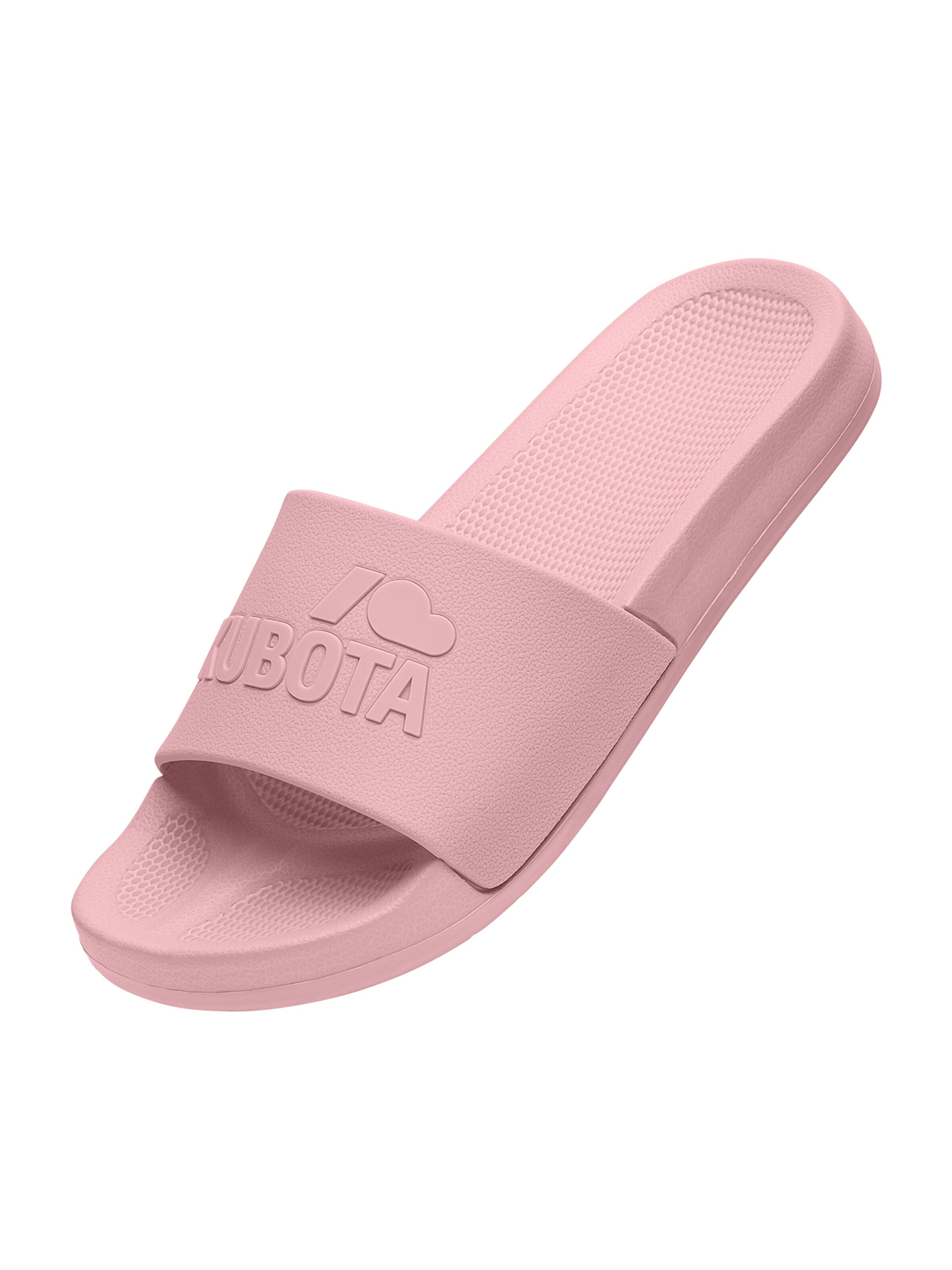Claquettes / Tongs 'Kubota Women's Slip-On Light Green Basic Plain Pool Slides' Kubota en rose