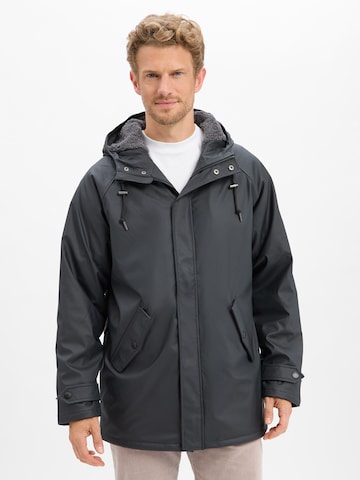 Veste d’hiver ' Trekholm ' Derbe en noir : devant